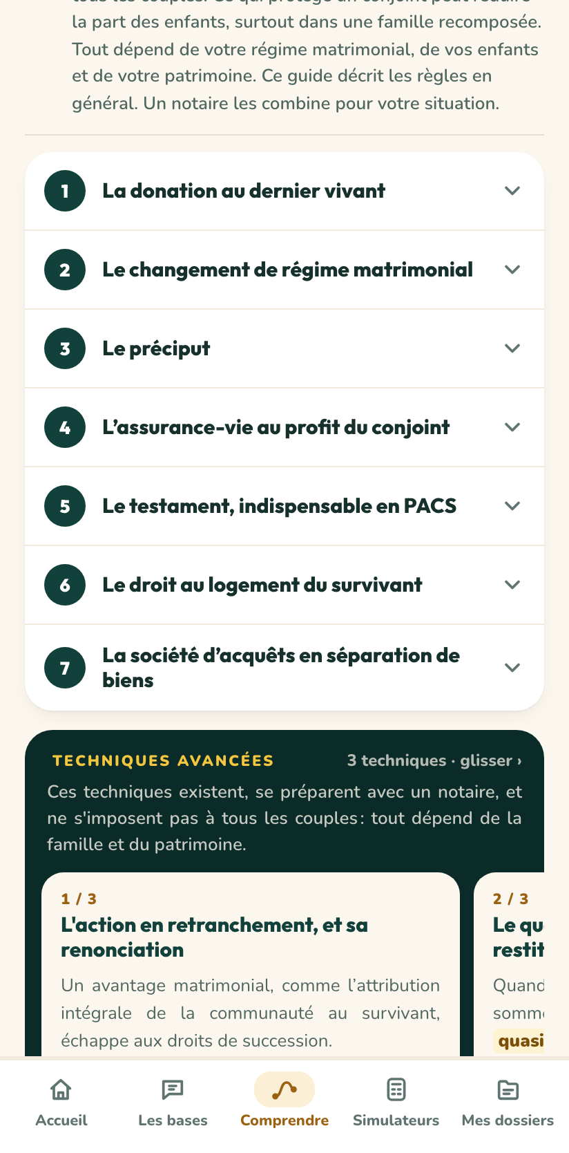 Capture de l’application : un guide, point par point